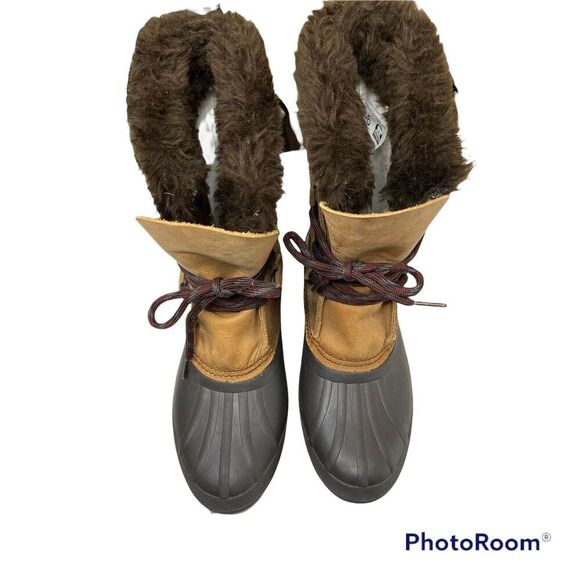 Sorel Badger Waterproof Winter Boots Tan/Brown Size 6 - Picture 10 of 10
